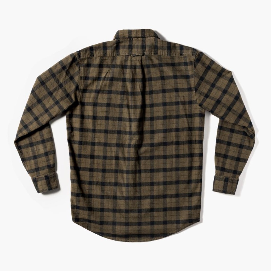 Alaska Gidsshirt Otter Groen-zwart Geruit Maandag