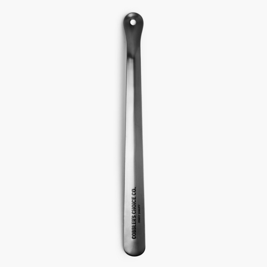 Antieke Tinnen Dinsdag Schoenlepel Schoenlepel 16'' Metaal