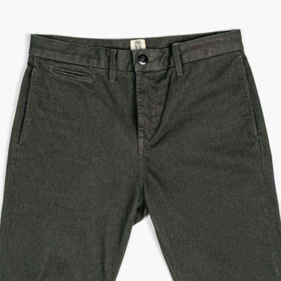 Axe Slim Fit Chino Militair Groen Donderdag