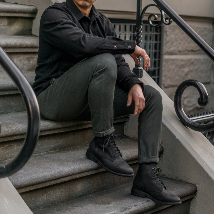 Axe Slim Fit Chino Militair Groen Donderdag