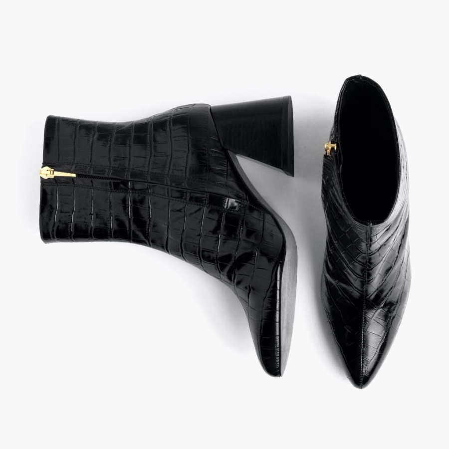 Zwarte Croco Hartenbreker Zondag