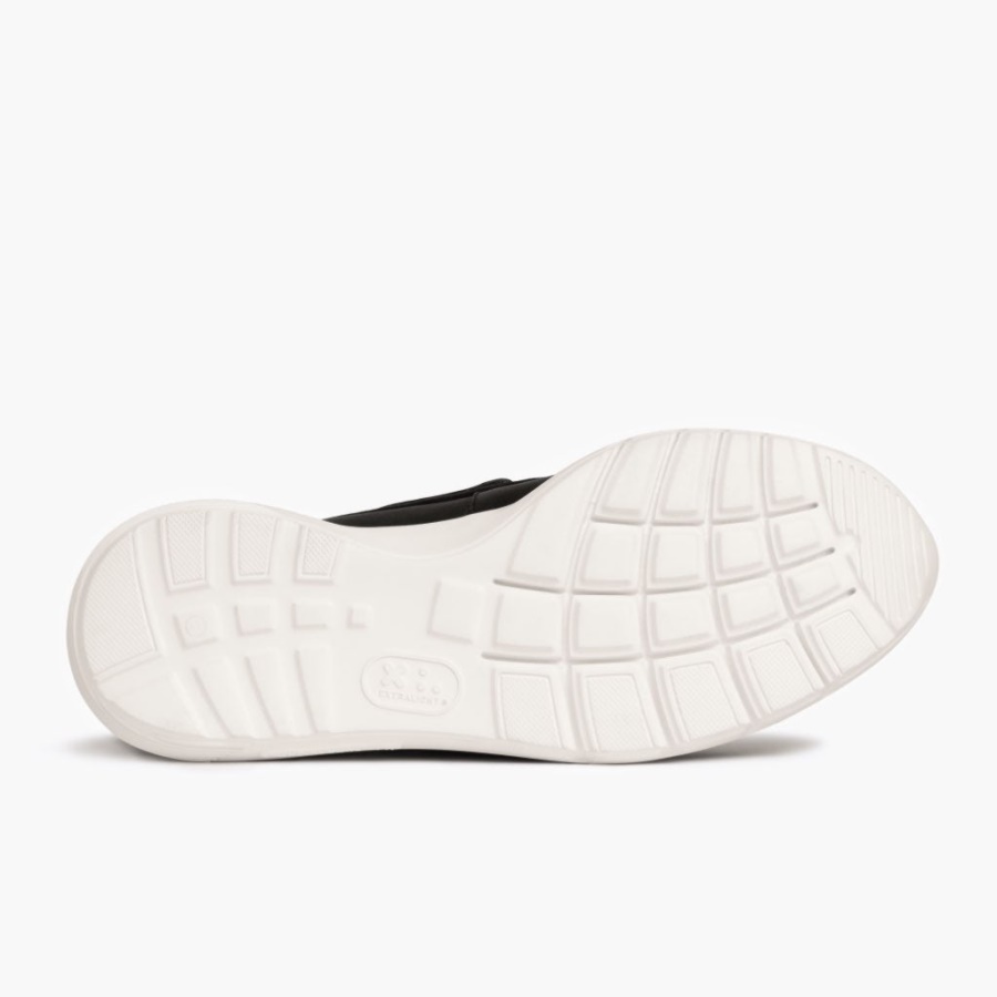 Zwarte Handgenaaide Runner Zondag