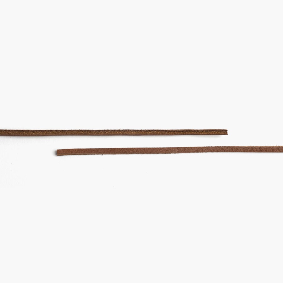 Verbrande Sienna Zaterdag Leren Veters