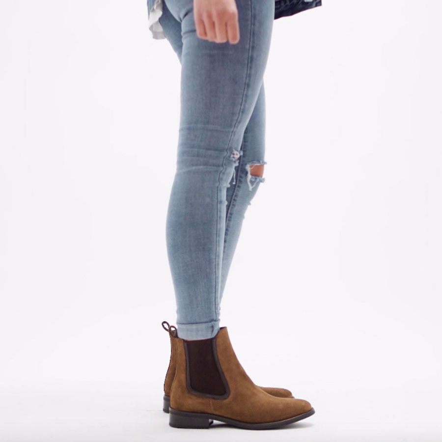 Cognac Suède Donderdag Hertogin