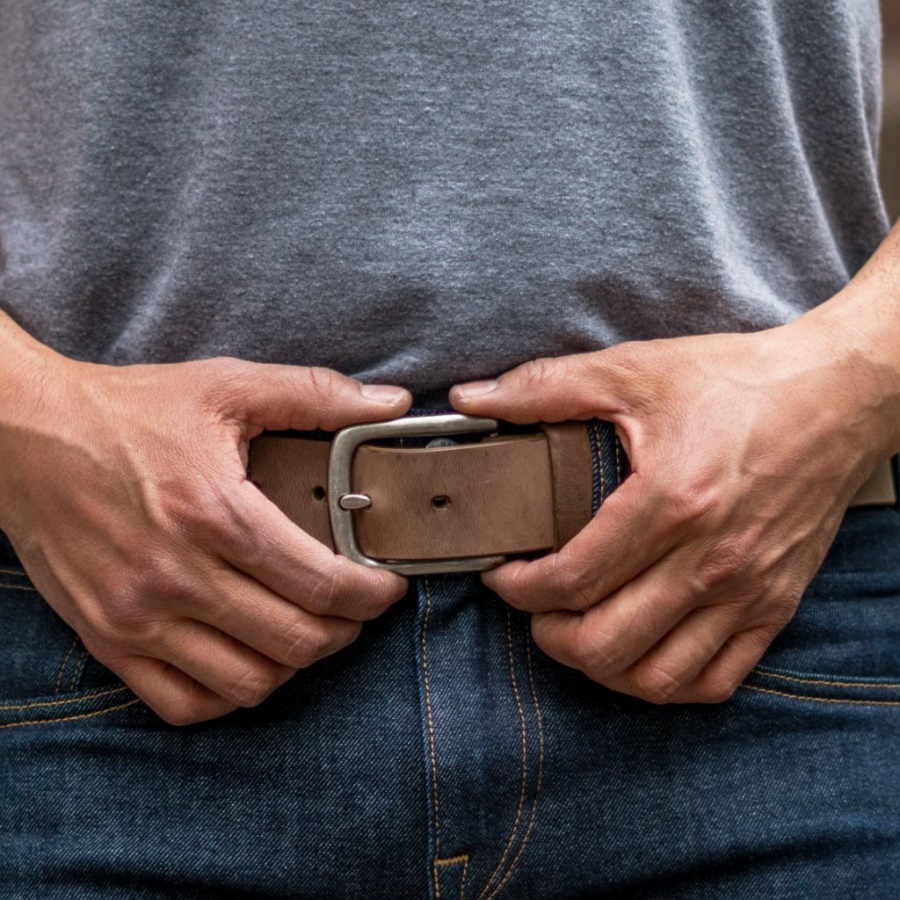 Country Road Monday Lederen Herenriem