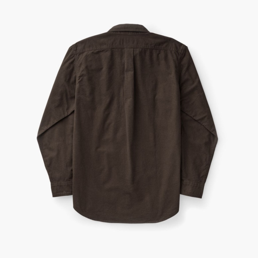 Veldflanel Overhemd Sigaar Bruin Dinsdag