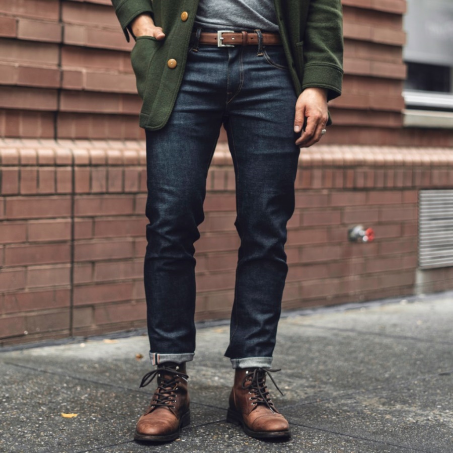 Vrijdag Klassieke Leren Herenriem Arizona Adobe