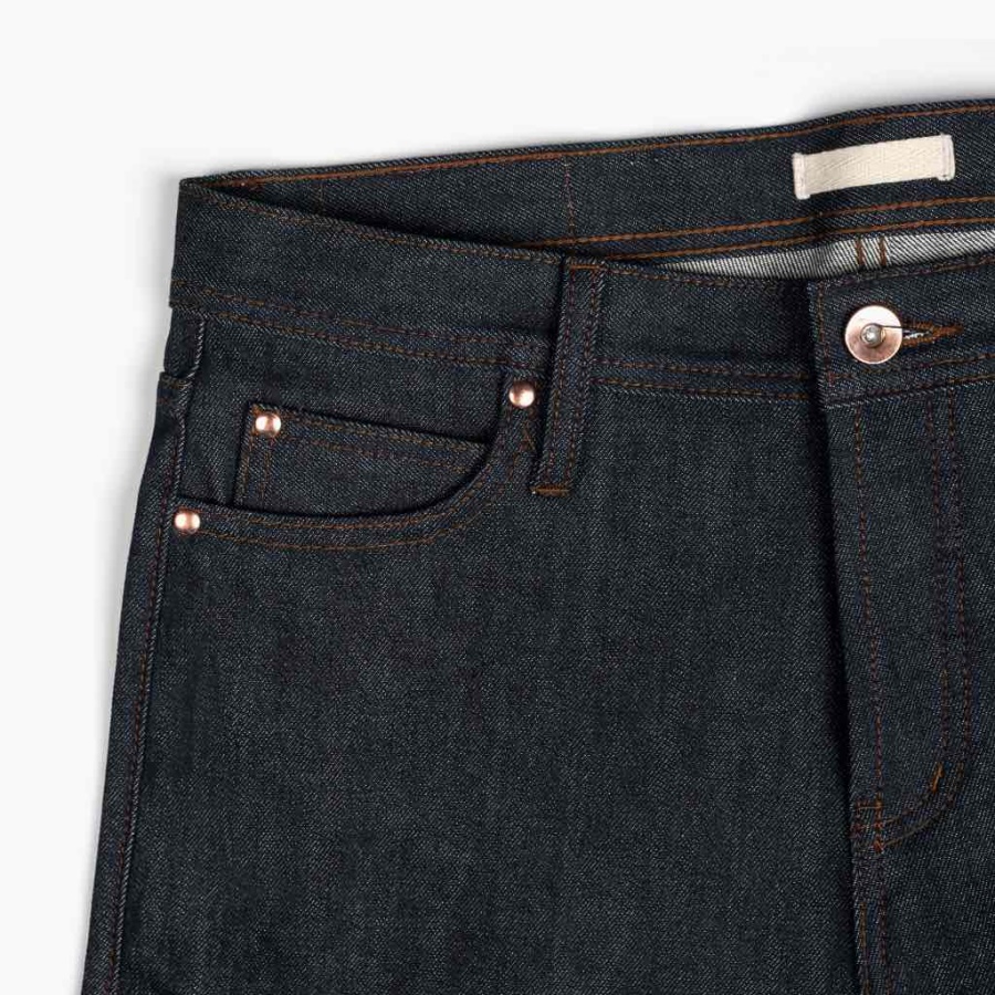 Indigo (slim Taps Toelopende) Zaterdag Selvedge Slim Tapered Jeans