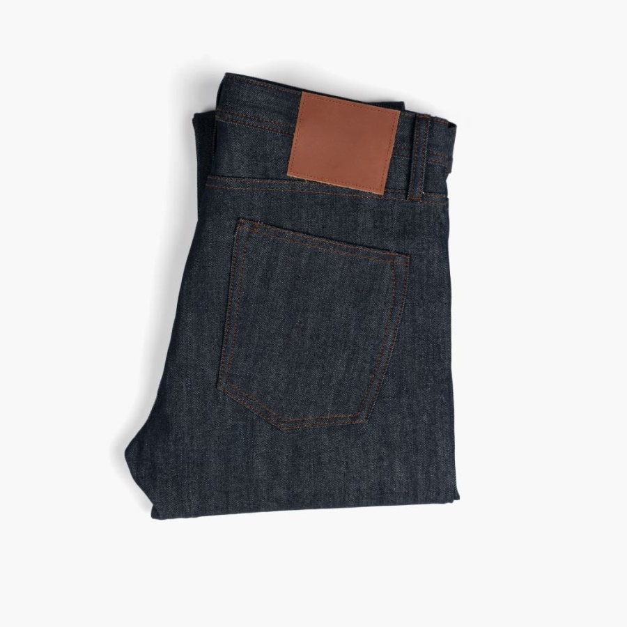 Indigo (slim Taps Toelopende) Zaterdag Selvedge Slim Tapered Jeans