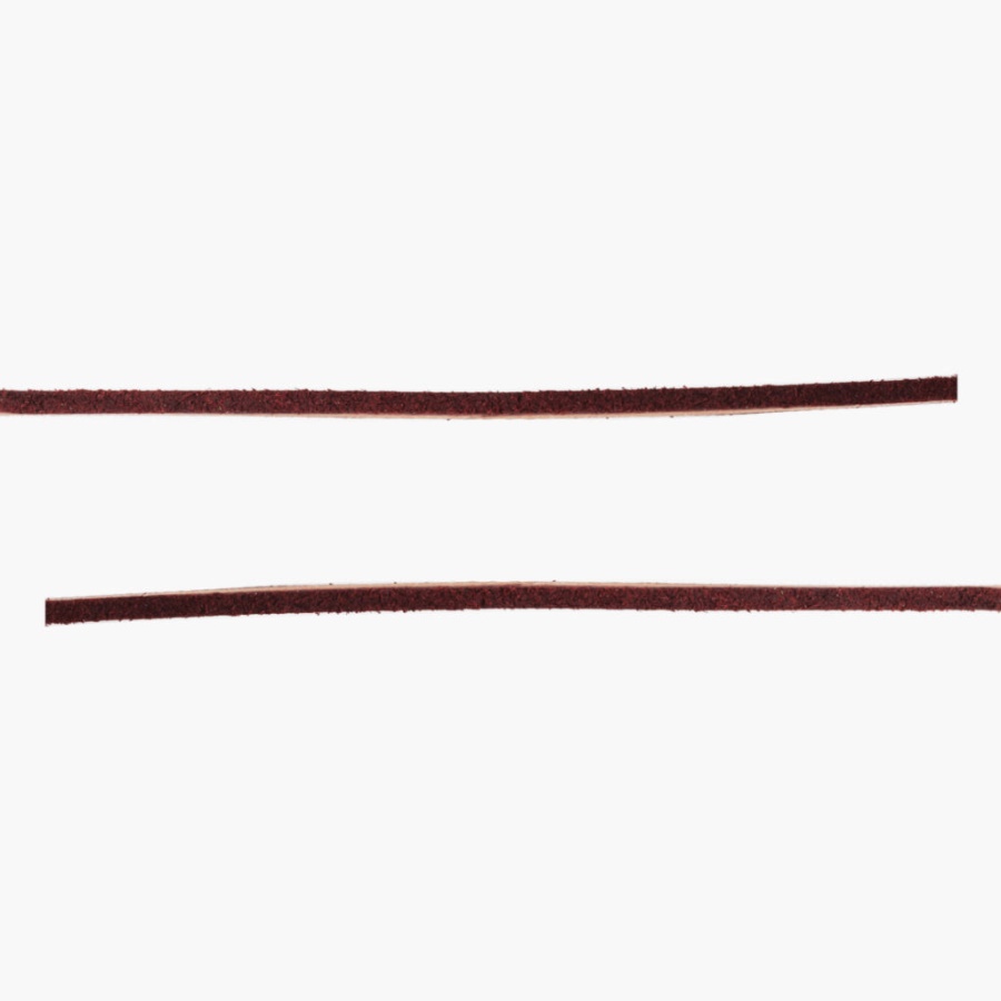 Leren Veters Bordeaux Woensdag