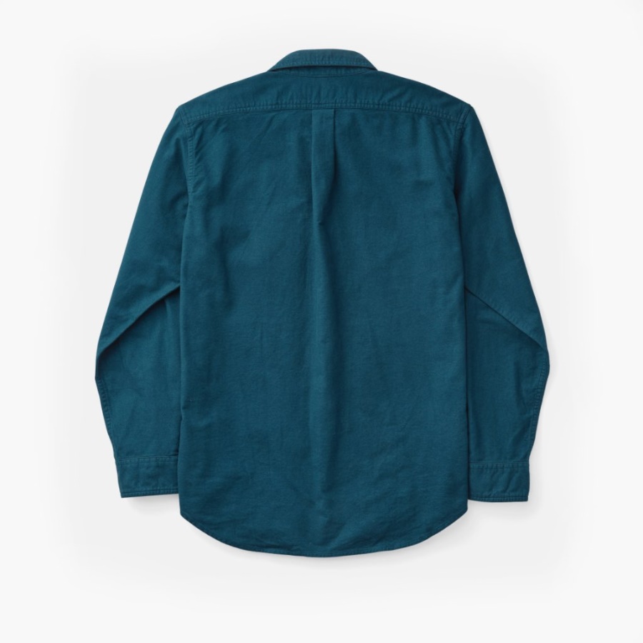 Legioen Blauw Veld Flanellen Shirt Woensdag