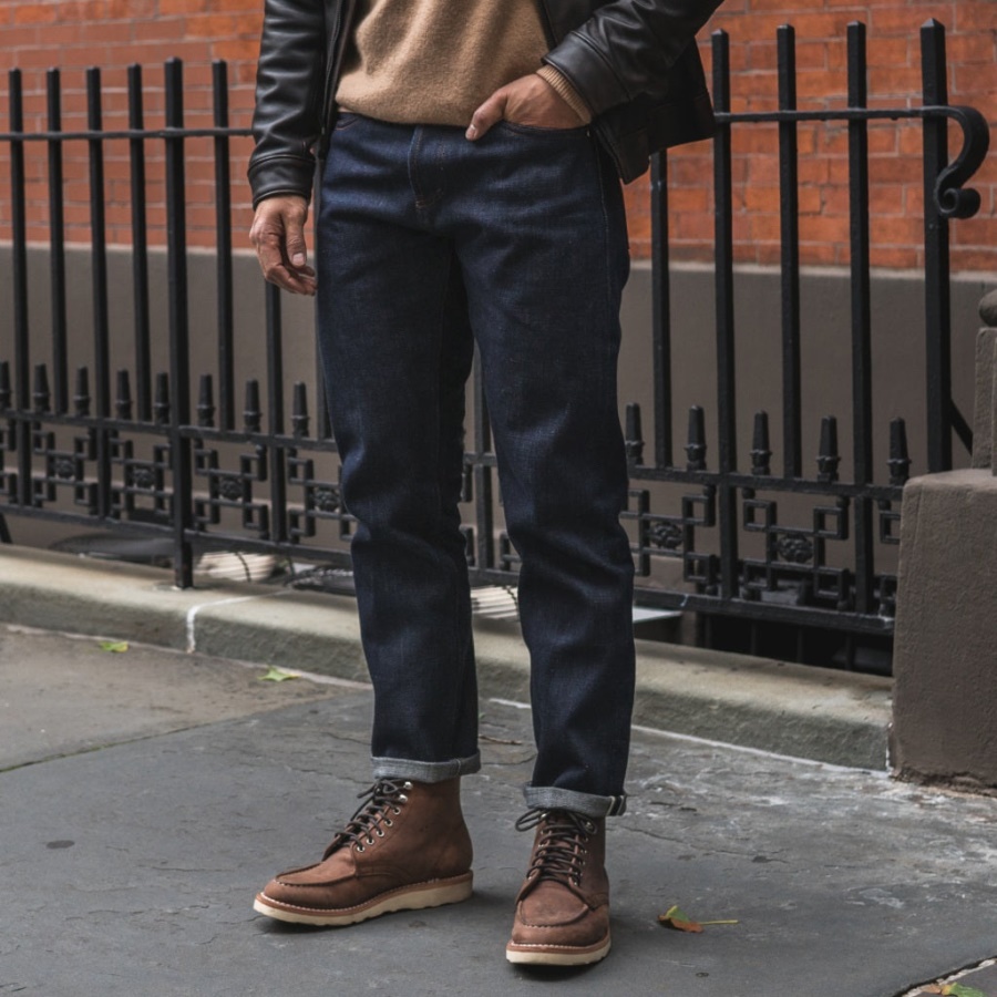 Monday Indigo Zware Selvedge Tapered Jeans