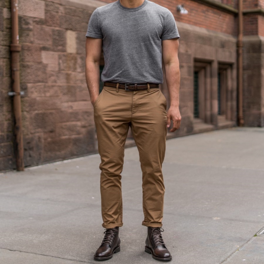 Donderdag Zwarte Koffie Klassieke Leren Herenriem