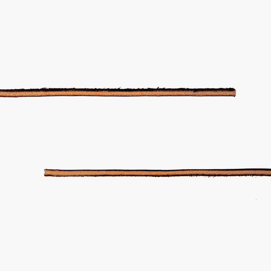 Dinsdag Leren Veters Cougar Bruin