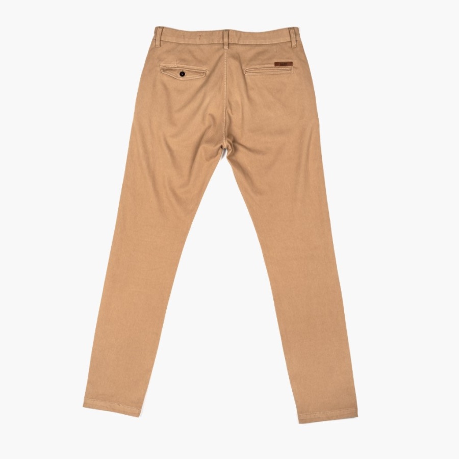 Woensdag Axe Slim Fit Chino Khaki
