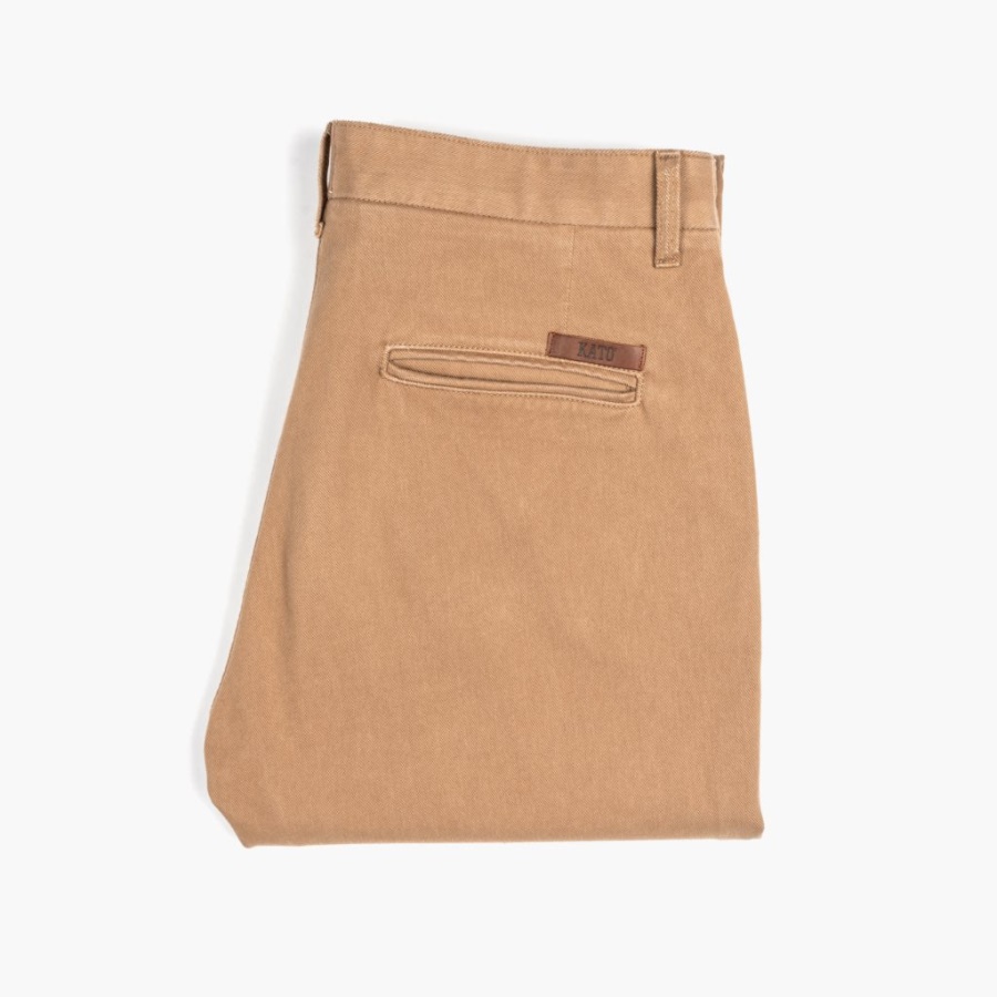 Woensdag Axe Slim Fit Chino Khaki
