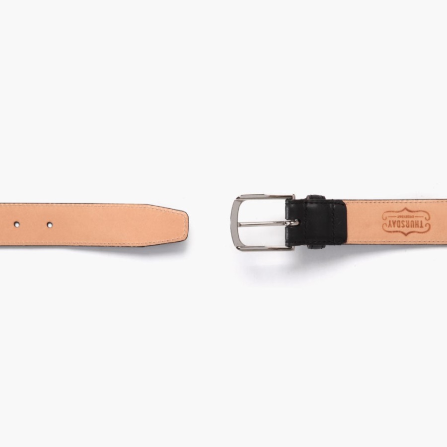 Woensdag Zwarte Brogue Leren Riem Voor Heren