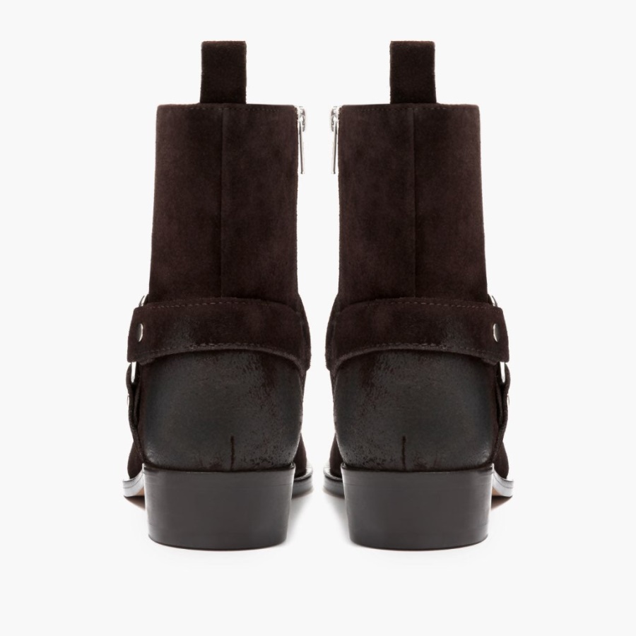 Woensdag Harnas Donkerbruin Suède