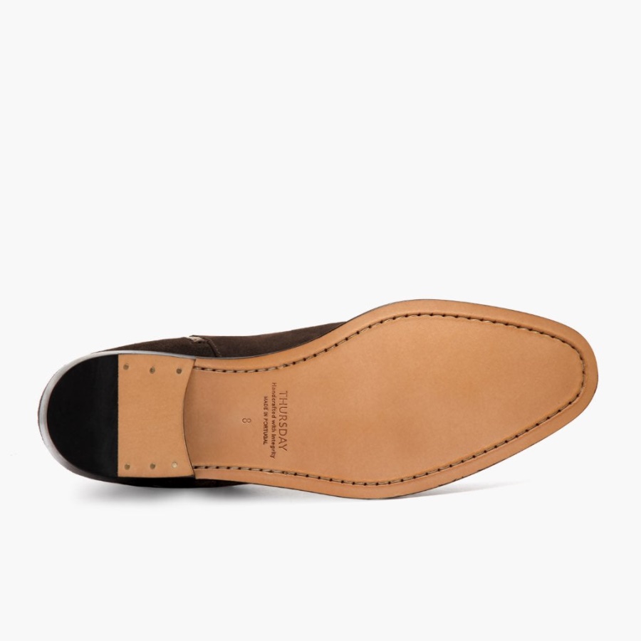 Woensdag Harnas Donkerbruin Suède