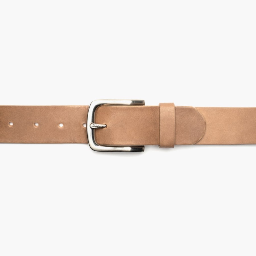 Woensdag Lederen Herenriem Naturel Vachetta