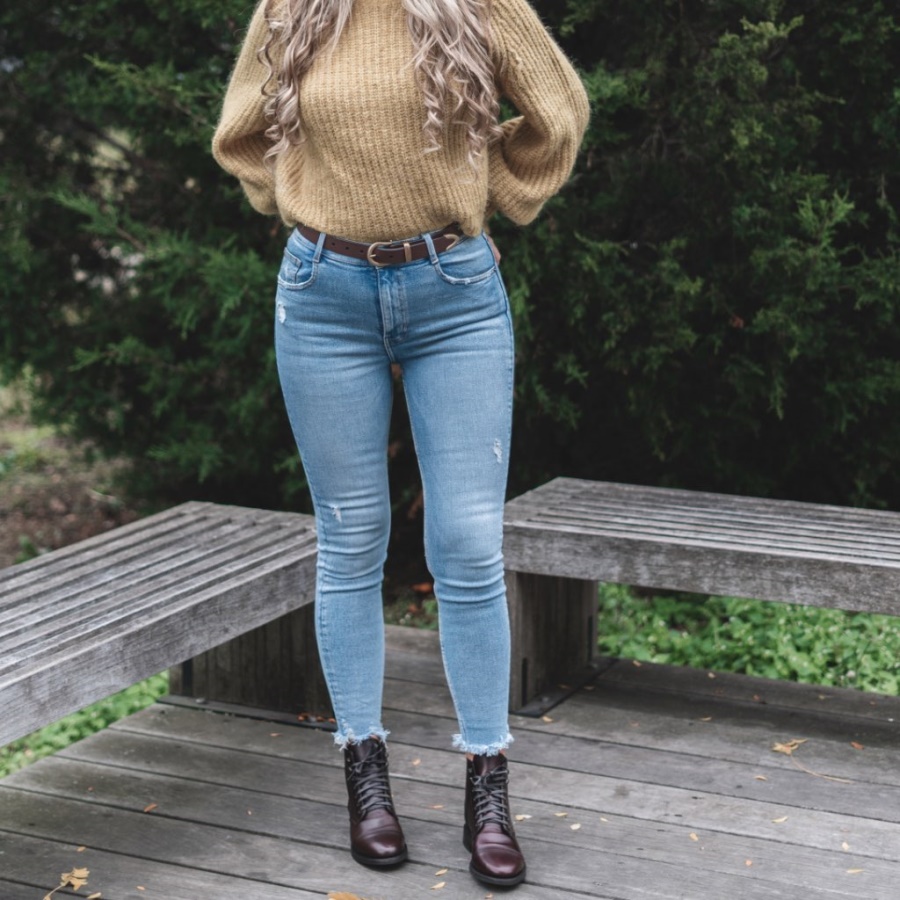 Dames Western Leren Riem Bruin Donderdag